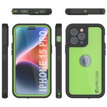 Cargar imagen en el visor de la galería, Funda impermeable IP68 para iPhone 16 Pro, Punkcase [Verde claro] [Serie StudStar] [Ajuste fino] [A prueba de suciedad]
