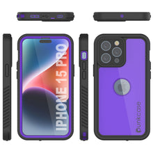 Cargar imagen en el visor de la galería, Funda impermeable IP68 para iPhone 16 Pro, Punkcase [morada] [Serie StudStar] [Ajuste fino] [A prueba de suciedad]
