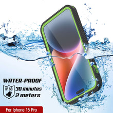 Cargar imagen en el visor de la galería, Funda impermeable IP68 para iPhone 16 Pro, Punkcase [Verde claro] [Serie StudStar] [Ajuste fino] [A prueba de suciedad]
