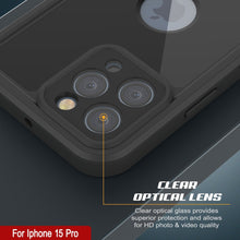 Cargar imagen en el visor de la galería, Funda impermeable IP68 para iPhone 16 Pro, Punkcase [Negra] [Serie StudStar] [Ajuste ajustado]
