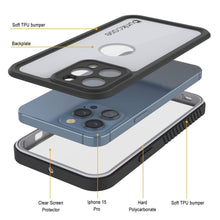 Cargar imagen en el visor de la galería, Funda impermeable IP68 para iPhone 16 Pro, Punkcase [blanca] [Serie StudStar] [Ajuste fino] [A prueba de suciedad]
