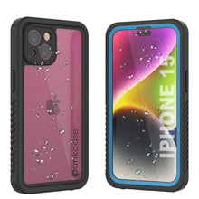 Cargar imagen en el visor de la galería, Funda impermeable para iPhone 15, Punkcase [Extreme Series], cubierta blindada con protector de pantalla incorporado [Azul claro].
