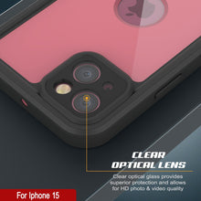 Load image into Gallery viewer, Funda impermeable IP68 para iPhone 16, Punkcase [rosa] [Serie StudStar] [Ajuste fino] [A prueba de suciedad]
