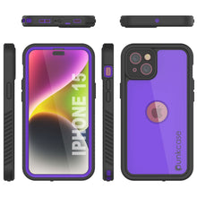 Load image into Gallery viewer, Funda impermeable IP68 para iPhone 16, Punkcase [morada] [Serie StudStar] [Ajuste fino] [A prueba de suciedad]
