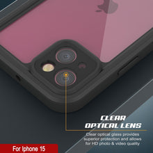 Load image into Gallery viewer, Funda impermeable IP68 para iPhone 16, Punkcase [Transparente] [Serie StudStar] [Ajuste fino] [A prueba de suciedad]
