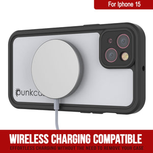 Funda impermeable IP68 para iPhone 16, Punkcase [blanca] [Serie StudStar] [Ajuste fino] [A prueba de suciedad]