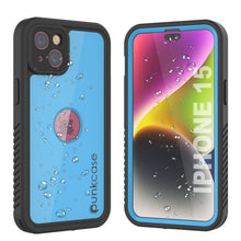 Load image into Gallery viewer, Funda impermeable IP68 para iPhone 16, Punkcase [Azul claro] [Serie StudStar] [Ajuste fino] [A prueba de suciedad]
