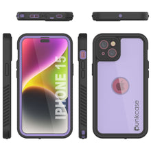 Load image into Gallery viewer, Funda impermeable IP68 para iPhone 16, Punkcase [Lila] [Serie StudStar] [Ajuste fino] [A prueba de suciedad]
