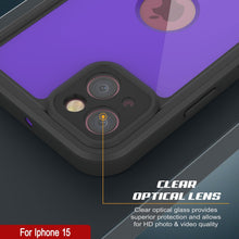 Load image into Gallery viewer, Funda impermeable IP68 para iPhone 16, Punkcase [morada] [Serie StudStar] [Ajuste fino] [A prueba de suciedad]
