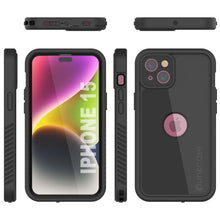 Load image into Gallery viewer, Funda impermeable IP68 para iPhone 16, Punkcase [Negra] [Serie StudStar] [Ajuste ajustado]
