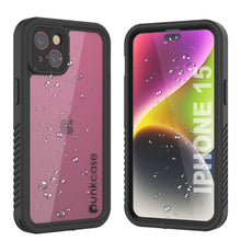Load image into Gallery viewer, Funda impermeable IP68 para iPhone 16, Punkcase [Transparente] [Serie StudStar] [Ajuste fino] [A prueba de suciedad]
