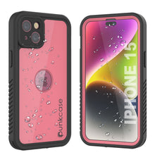 Load image into Gallery viewer, Funda impermeable IP68 para iPhone 16, Punkcase [rosa] [Serie StudStar] [Ajuste fino] [A prueba de suciedad]
