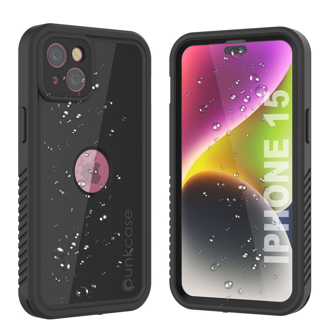 Funda impermeable IP68 para iPhone 16, Punkcase [Negra] [Serie StudStar] [Ajuste ajustado]