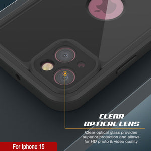 Funda impermeable IP68 para iPhone 16, Punkcase [Negra] [Serie StudStar] [Ajuste ajustado]
