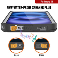 Cargar imagen en el visor de la galería, Funda impermeable para iPhone 16, Punkcase [Extreme Series] Armor Cover con protector de pantalla incorporado [blanco]
