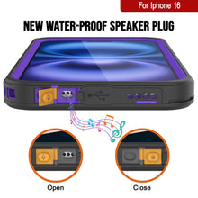Cargar imagen en el visor de la galería, Funda impermeable para iPhone 16, Punkcase [Extreme Series] Armor Cover con protector de pantalla incorporado [púrpura]
