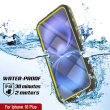 Load image into Gallery viewer, Funda impermeable para iPhone 16+ Plus, Punkcase SpikeStar Orange Series | Funda fina de 2 m sumergible IP68

