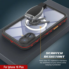 Cargar imagen en el visor de la galería, Funda impermeable para iPhone 16+ Plus, Punkcase SpikeStar Red Series | Ajuste fino, 2 m, sumergible, IP68

