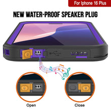 Cargar imagen en el visor de la galería, Funda impermeable para iPhone 16 Plus, Punkcase [Extreme Mag Series] Armor Cover con protector de pantalla incorporado [púrpura]
