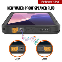 Cargar imagen en el visor de la galería, Funda impermeable para iPhone 16 Plus, Punkcase [Extreme Mag Series] Armor Cover con protector de pantalla incorporado [gris]
