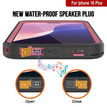 Cargar imagen en el visor de la galería, Funda impermeable para iPhone 16 Plus, Punkcase [Extreme Mag Series] Armor Cover con protector de pantalla incorporado [rosa]
