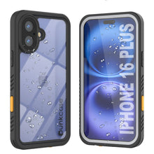 Cargar imagen en el visor de la galería, Funda impermeable para iPhone 16 Plus, Punkcase [Extreme Series] Armor Cover con protector de pantalla incorporado [blanco]
