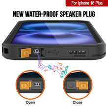 Cargar imagen en el visor de la galería, Funda impermeable para iPhone 16 Plus, Punkcase [Extreme Series] Armor Cover con protector de pantalla incorporado [Negro]
