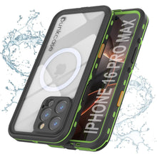 Cargar imagen en el visor de la galería, Funda impermeable para iPhone 16 Pro Max, Punkcase SpikeStar Light-Green Series | Funda fina de 2 m sumergible IP68
