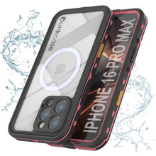 Cargar imagen en el visor de la galería, Funda impermeable para iPhone 16 Pro Max, Punkcase SpikeStar Pink Series | Funda fina de 2 m sumergible IP68
