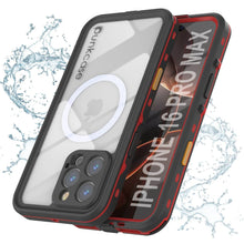 Cargar imagen en el visor de la galería, Funda impermeable para iPhone 16 Pro Max, Punkcase SpikeStar Red Series | Ajuste fino, 2 m, sumergible, IP68
