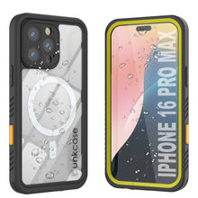 Cargar imagen en el visor de la galería, Funda impermeable para iPhone 16 Pro Max, Punkcase [Extreme Mag Series] Armor Cover con protector de pantalla incorporado [amarillo]
