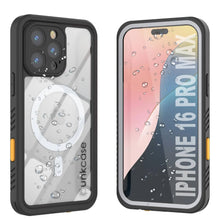 Cargar imagen en el visor de la galería, Funda impermeable para iPhone 16 Pro Max, Punkcase [Extreme Mag Series] Armor Cover con protector de pantalla incorporado [blanco]
