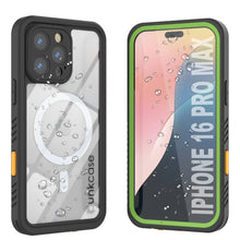 Cargar imagen en el visor de la galería, Funda impermeable para iPhone 16 Pro Max, Punkcase [Extreme Mag Series] Armor Cover con protector de pantalla incorporado [Verde]
