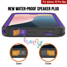 Cargar imagen en el visor de la galería, Productos Funda impermeable para iPhone 16 Pro Max, Punkcase [Extreme Mag Series] Armor Cover con protector de pantalla incorporado [púrpura]
