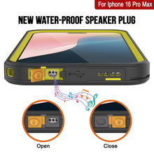 Cargar imagen en el visor de la galería, Funda impermeable para iPhone 16 Pro Max, Punkcase [Extreme Mag Series] Armor Cover con protector de pantalla incorporado [amarillo]
