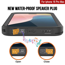 Cargar imagen en el visor de la galería, Funda impermeable para iPhone 16 Pro Max, Punkcase [Extreme Mag Series] Armor Cover con protector de pantalla incorporado [gris]
