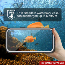 Cargar imagen en el visor de la galería, Funda impermeable para iPhone 16 Pro Max, Punkcase [Extreme Series] Armor Cover con protector de pantalla incorporado [blanco]
