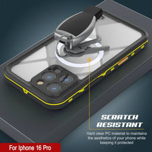 Load image into Gallery viewer, Funda impermeable para iPhone 16 Pro, Punkcase SpikeStar Yellow Series | Funda fina de 2 m sumergible IP68
