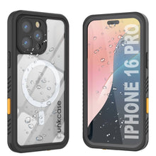 Cargar imagen en el visor de la galería, Funda impermeable para iPhone 16 Pro, Punkcase [Extreme Mag Series] Armor Cover con protector de pantalla incorporado [gris]
