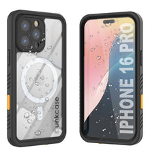 Cargar imagen en el visor de la galería, Funda impermeable para iPhone 16 Pro, Punkcase [Extreme Mag Series] Armor Cover con protector de pantalla incorporado [Negro]
