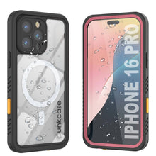 Cargar imagen en el visor de la galería, Funda impermeable para iPhone 16 Pro, Punkcase [Extreme Mag Series] Armor Cover con protector de pantalla incorporado [rosa]
