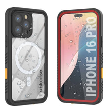 Cargar imagen en el visor de la galería, Funda impermeable para iPhone 16 Pro, Punkcase [Extreme Mag Series] Armor Cover con protector de pantalla incorporado [Rojo]
