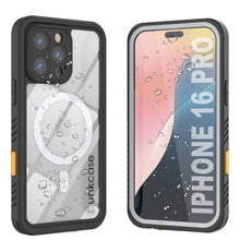 Cargar imagen en el visor de la galería, Funda impermeable para iPhone 16 Pro, Punkcase [Extreme Mag Series] Armor Cover con protector de pantalla incorporado [blanco]

