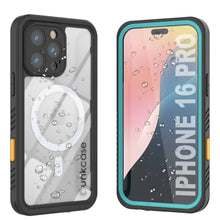 Cargar imagen en el visor de la galería, Funda impermeable para iPhone 16 Pro, Punkcase [Extreme Mag Series] Armor Cover con protector de pantalla incorporado [verde azulado]
