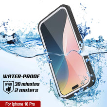 Cargar imagen en el visor de la galería, Funda impermeable para iPhone 16 Pro, Punkcase [Extreme Mag Series] Armor Cover con protector de pantalla incorporado [blanco]
