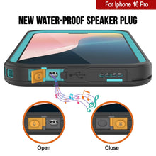 Cargar imagen en el visor de la galería, Funda impermeable para iPhone 16 Pro, Punkcase [Extreme Mag Series] Armor Cover con protector de pantalla incorporado [verde azulado]
