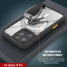 Cargar imagen en el visor de la galería, Funda impermeable para iPhone 16 Pro, Punkcase [Extreme Mag Series] Armor Cover con protector de pantalla incorporado [gris]
