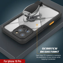 Cargar imagen en el visor de la galería, Funda impermeable para iPhone 16 Pro, Punkcase [Extreme Series] Armor Cover con protector de pantalla incorporado [Negro]
