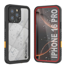 Cargar imagen en el visor de la galería, Funda impermeable para iPhone 16 Plus, Punkcase [Extreme Series] Armor Cover con protector de pantalla incorporado [Rojo]

