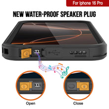 Cargar imagen en el visor de la galería, Funda impermeable para iPhone 16 Pro, Punkcase [Extreme Series] Armor Cover con protector de pantalla incorporado [Negro]
